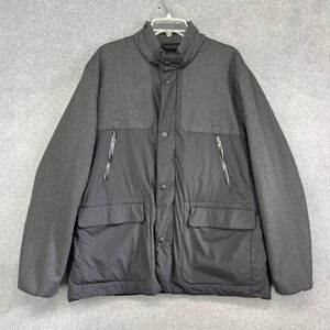 Z Zegna‎ Icon Warmer Thermic System Jacket Mens 3XL Black Puffer NO BATTERY